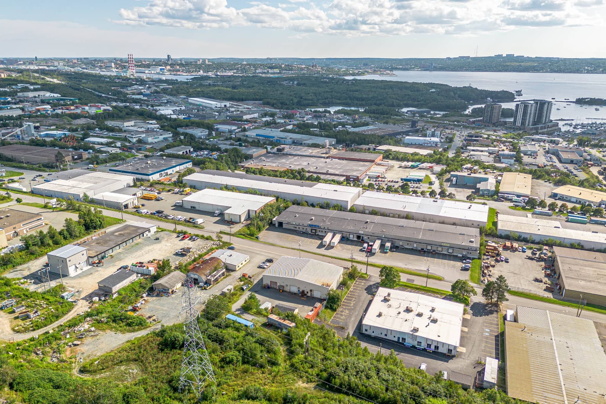Industrial warehouses and commercial buildings in Burnside Industrial Park Dartmouth